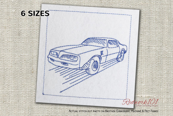 1977 Pontiac Firebird Trans Am Redwork
