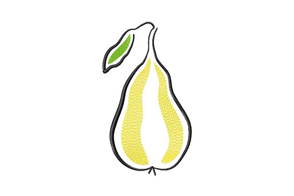 Cute Yellow Pear Embroidery Review