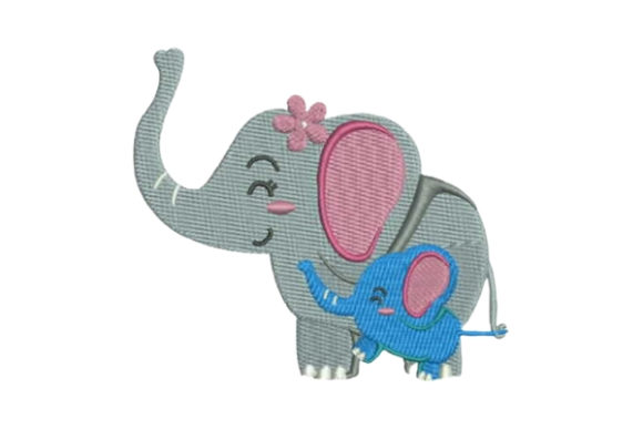 Mom and Baby Elephant Embroidery Review: A Delightful Addition to Your Design Library